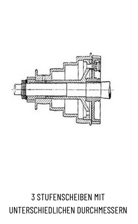 3 STUFENSCHEIBEN MIT UNTERSCHIEDLICHEN DURCHMESSERN